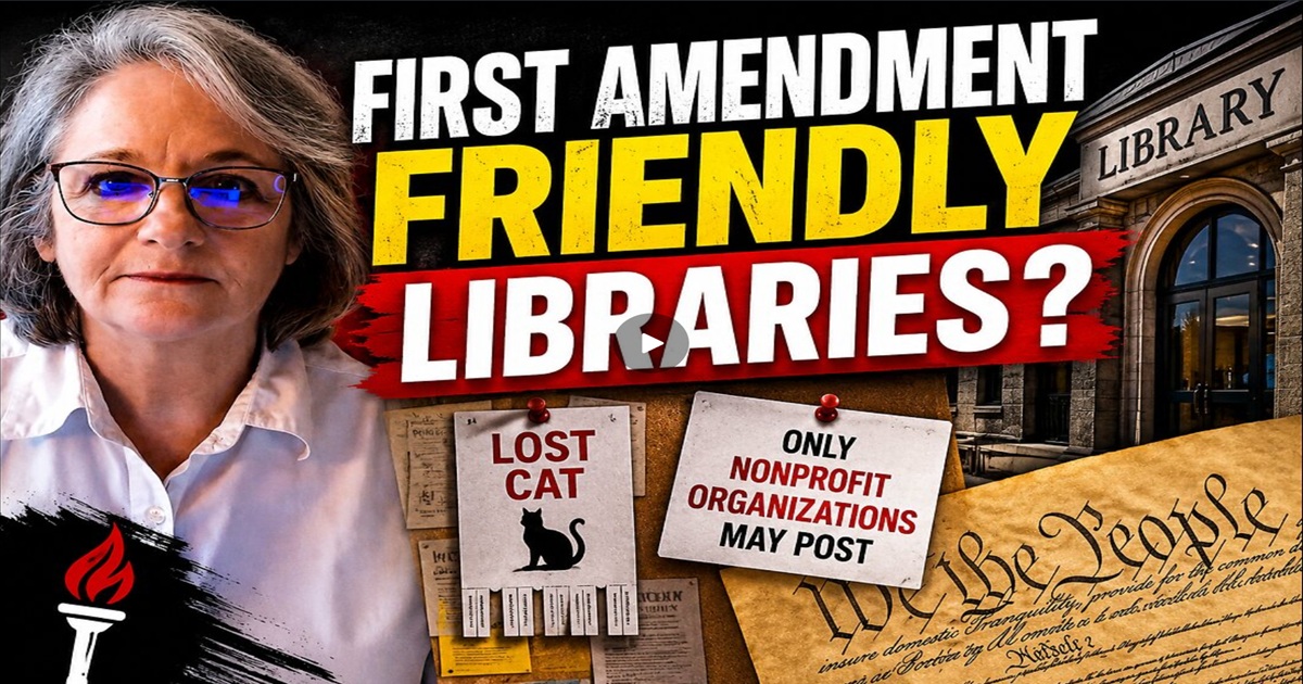 First Amendment Friendly Libraries? - Clear Sightings with Lynne Taylor