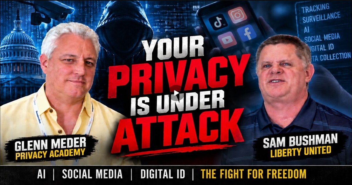 The Digital Control Grid: AI, Digital ID & the Fight for Liberty with Glenn Meder of Privacy Academy